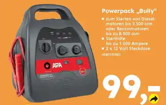 Globus Baumarkt APA Powerpack,,Bully" Angebot