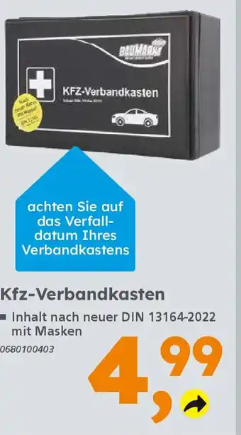 Globus Baumarkt KFZ-Verbandkasten Angebot