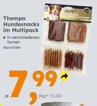 Globus Baumarkt Thempa Hundesnacks im Multipack Angebot