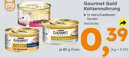 Globus Baumarkt Gourmet Gold Katzennahrung Angebot