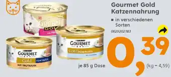 Globus Baumarkt Gourmet Gold Katzennahrung Angebot