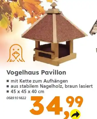 Globus Baumarkt Vogelhaus Pavillon Angebot