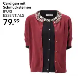 Peek & Cloppenburg Hamburg IPURI ESSENTIALS Cardigan mit Schmucksteinen Angebot
