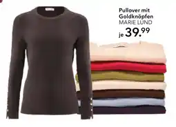 Peek & Cloppenburg Hamburg MARIE LUND Pullover mit Goldknöpfen Angebot