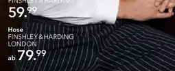 Peek & Cloppenburg Hamburg FINSHLEY & HARDING LONDON Hose Angebot