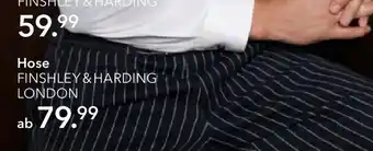 Peek & Cloppenburg Hamburg FINSHLEY & HARDING LONDON Hose Angebot
