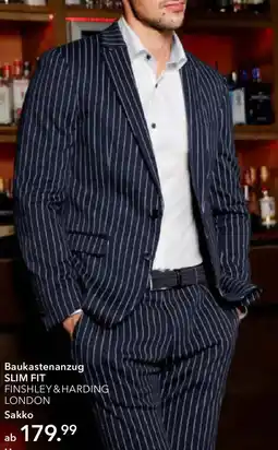 Peek & Cloppenburg Hamburg FINSHLEY & HARDING LONDON Baukastenanzug SLIM FIT Sakko Angebot
