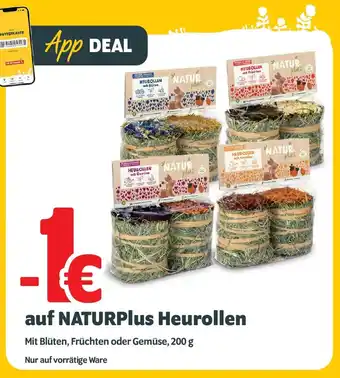 Das Futterhaus -1.00 auf NATURPlus Heurollen Angebot