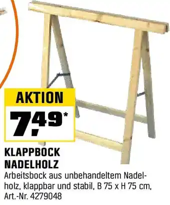 OBI Klappbock nadelholz Angebot
