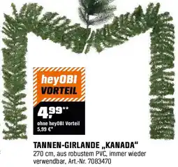 OBI Tannen-girlande „kanada" Angebot