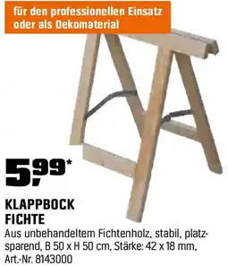 OBI Klappbock fichte Angebot