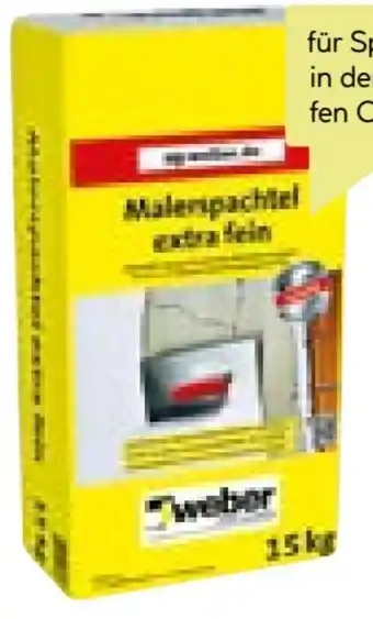 BayWa Saint-Gobain Weber Malerspachtel Angebot