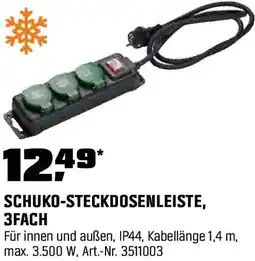 OBI Schuko-steckdosenleiste, 3fach Angebot