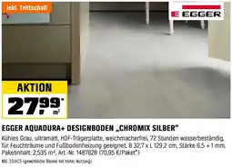 OBI Egger aquadura+ designboden ,,chromix silber" Angebot