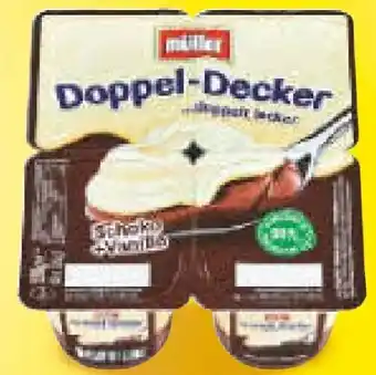 Netto Marken-Discount Müller Doppeldecker Schoko & Vanille Angebot