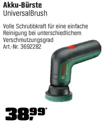 OBI Bosch Akku-Bürste UniversalBrush Angebot