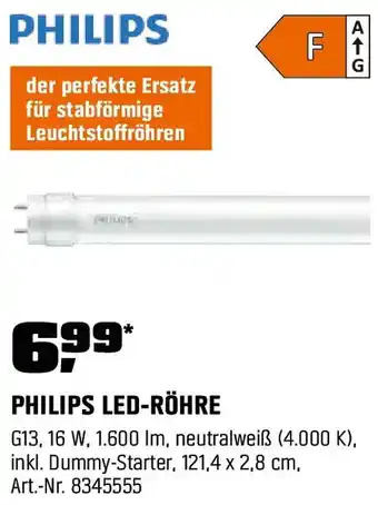OBI Philips led-röhre Angebot