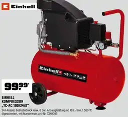 OBI Einhell kompressor ,,TC-AC 190/24/8" Angebot