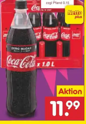 Netto Marken-Discount Coca-Cola Zero Sugar Angebot