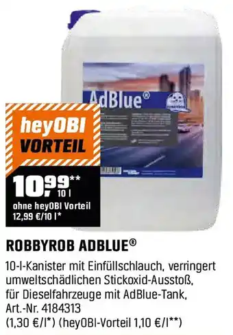 OBI Robbyrob adblue Angebot