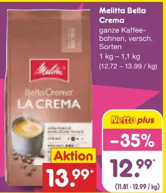 Netto Marken-Discount Melitta BellaCrema La Crema Angebot