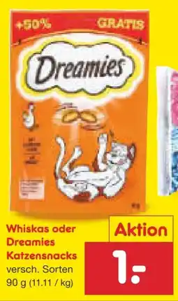 Netto Marken-Discount Dreamies Katzensnacks Angebot