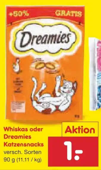 Netto Marken-Discount Dreamies Katzensnacks Angebot