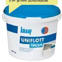 BayWa Knauf Spachtelmasse Uniflott Finish Angebot
