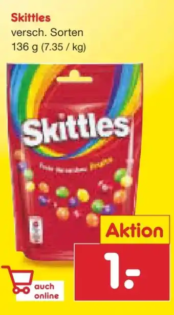 Netto Marken-Discount Wrigley´s Skittles Fruits Angebot