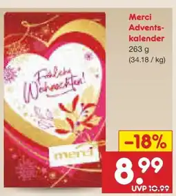 Netto Marken-Discount Storck Merci Adventskalender Angebot