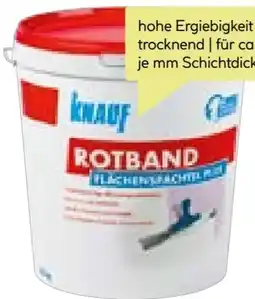 BayWa Knauf Rotband Flächenspachtel Plus Angebot