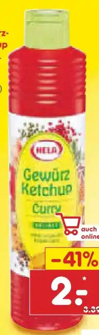 Netto Marken-Discount Hela Curry-Gewürz-Ketchup Angebot