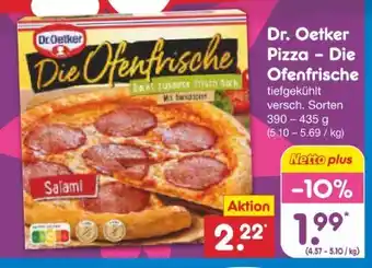 Netto Marken-Discount Dr. Oetker Die Ofenfrische Pizza Angebot