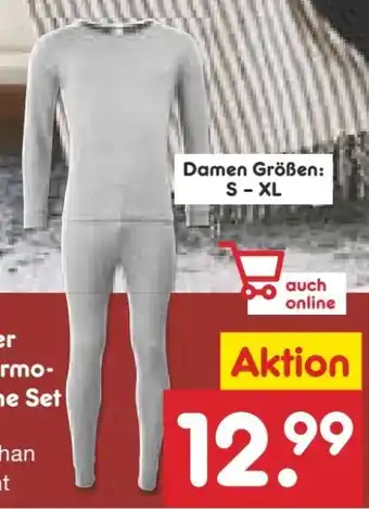 Netto Marken-Discount Spirit of Colours Damen Thermounterwäsche-Set Angebot