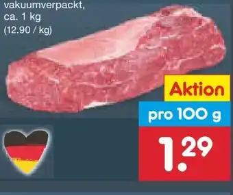 Netto Marken-Discount Schaufelstück vom Jungbullen Angebot