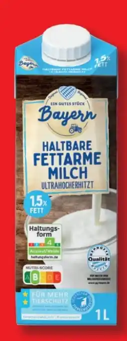 Lidl Ein Gutes Stück Bayern Haltbare fettarme Milch Angebot