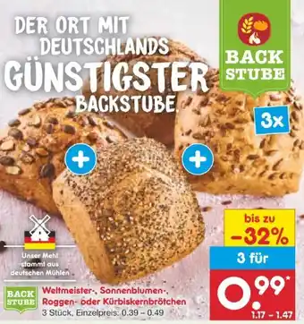 Netto Marken-Discount Netto Backstube Weltmeisterbrötchen Angebot