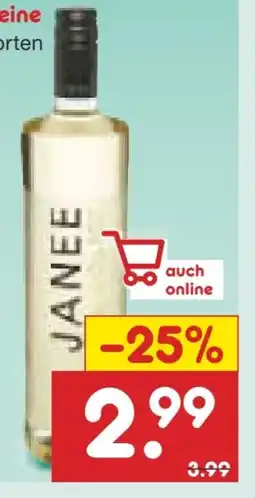 Netto Marken-Discount Janee Chardonnay Angebot