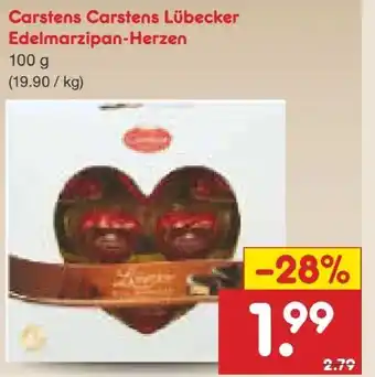 Netto Marken-Discount Carstens Lübeck Edelmarzipan-Herzen Angebot