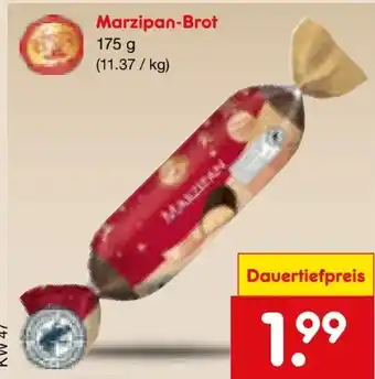 Netto Marken-Discount Santa Claus in Town Marzipan-Brot Angebot