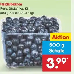 Netto Marken-Discount Heidelbeeren Angebot