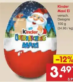 Netto Marken-Discount Ferrero Kinder Maxi Ei Angebot