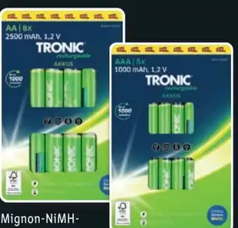Lidl Tronic Akkus Angebot