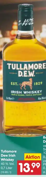 Netto Marken-Discount Tullamore Dew D.E.W. Irish Whiskey Angebot