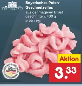 Netto Marken-Discount Gut Ponholz Puten-Geschnetzeltes Angebot