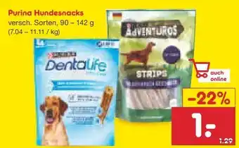 Netto Marken-Discount Purina Hunde-Snacks Angebot