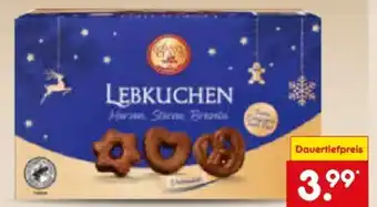 Netto Marken-Discount Santa Claus in Town Lebkuchen Herzen Angebot