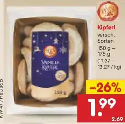 Netto Marken-Discount Santa Claus in Town Kipferl Vanille Angebot
