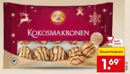 Netto Marken-Discount Santa Claus in Town Kokosmakronen Angebot