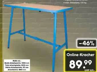 Netto Marken-Discount Güde Klappwerkbank GWB100/50F Angebot